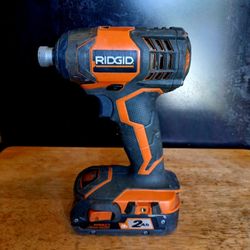 RIGID X4 18V IMPACT DRILL WITH BATTERY!