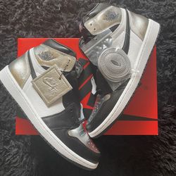 Jordan 1 Sliver Toe Size 10mens 11.5 Womens Deadstock 