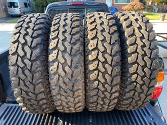4) 215/85/16 Firestone Destination MT Tires  Studded for Winter (Removable)  New Condition   Tread measures 17/32  Load Range E  $450 for 4  I carry o