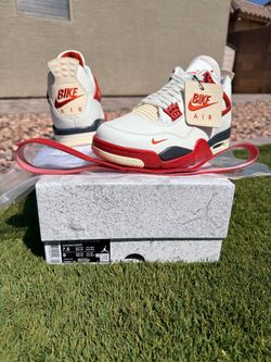 Nike Air Bike Jordan 4 Retro OG Nigel Sylvester Brick After Brick NEW/RECEIPT SIZE: 7.5 FIRM $290 ONLY!