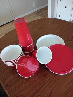 Insulated plates bowls and cups