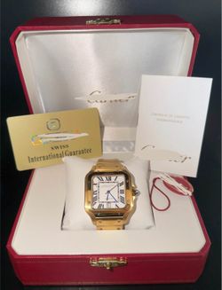 Carti Men’s luxury gold watch 39mm