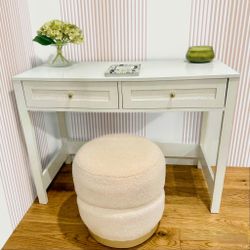 White 40” Writing Desk