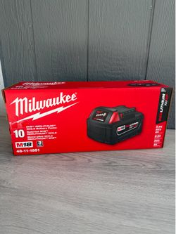 Milwaukee M18 18V Lithium-Ion XC Extended Capacity Battery Pack 5.0Ah (10-Pack)