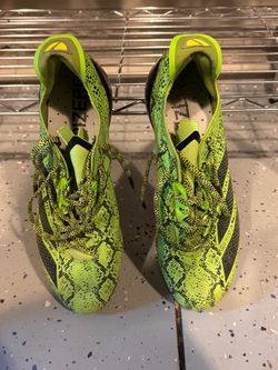 Adidas Adizero Neon Green Cleats (Size 11)