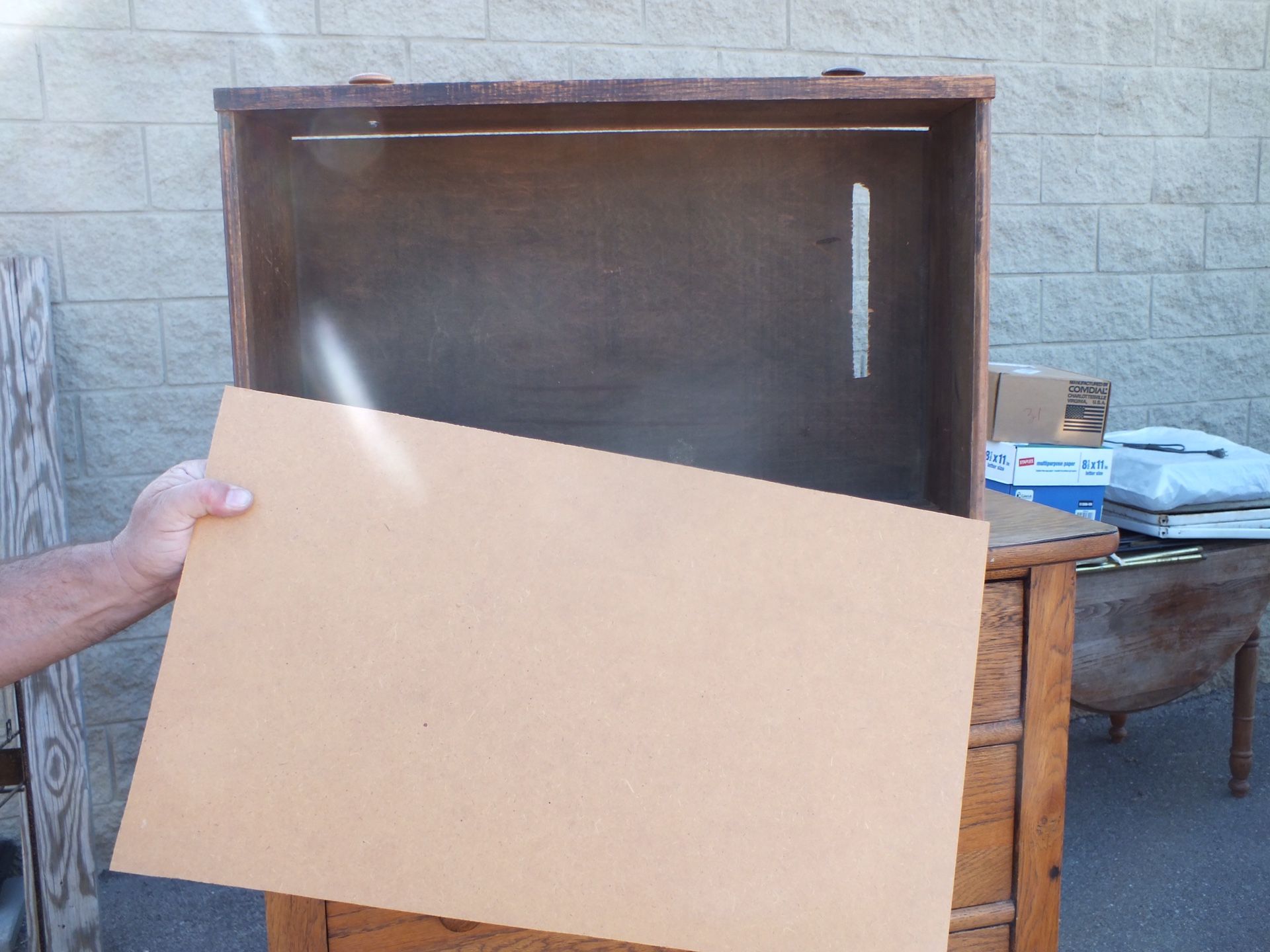 Antique Dresser with Mirror on Top