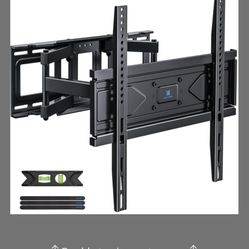 UL Listed Full Motion TV Wall Mount For Most 32-70 Inch TVs, Wall Mount TV Bracket For 40 50 55 65 Inch Tv With Smooth Swivel, Tilt, Extension, Level-