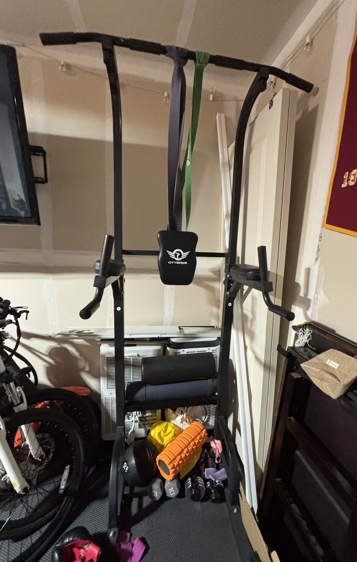 Pull Up & Dip Power Tower and 300 lb. User Capacity $80