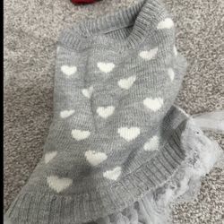 Small Dog Heart Sweater