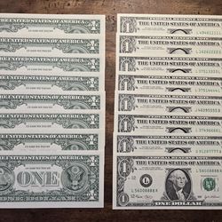 2 Sets /2001 Fancy Serial Quads Uncirculated