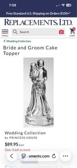 Crystal Bride and Groom-Princess House