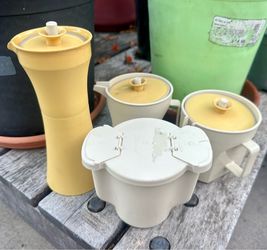 Misc Vintage Tupperware Accessories - Coffee and Dressing