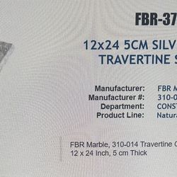 Silver tumbled coping