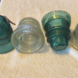 Hemigray Glass Insulators $7.00 Each