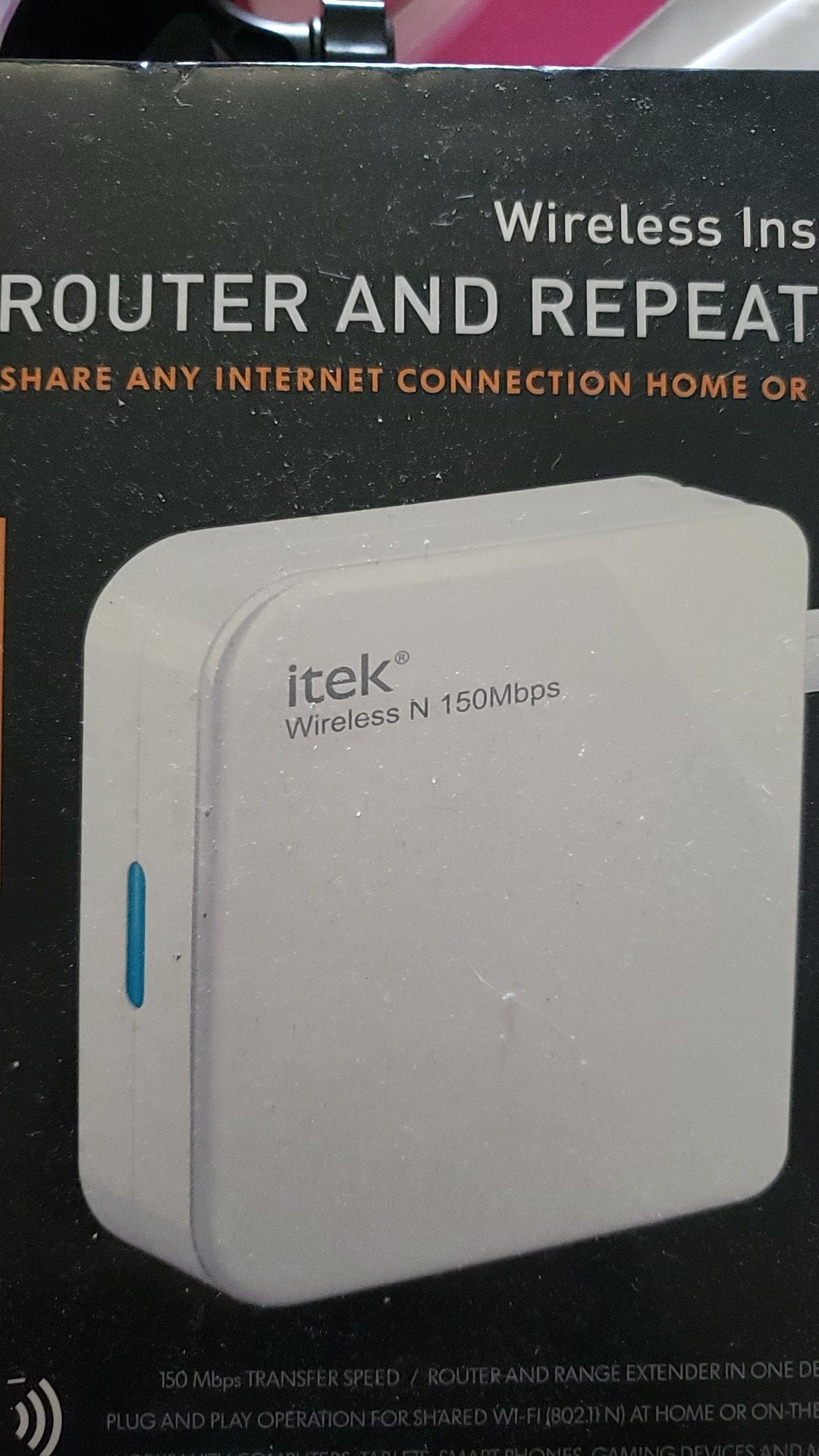 Itek wireless instant router & repeater