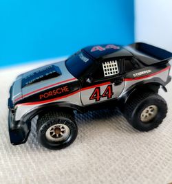 Vintage Electric Schaper Stomper 4x4 Porsche Turbo 944 Toy Car.