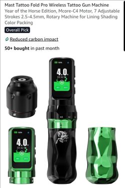 Dragonhawk Mast Fold Pro Year of the Horse Edition Wireless Tattoo Pen