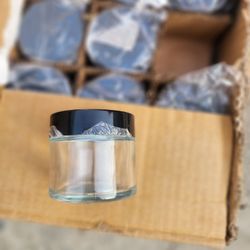 4oz Round Glass Jars 