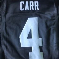 Raiders #4 Carr Jersey 