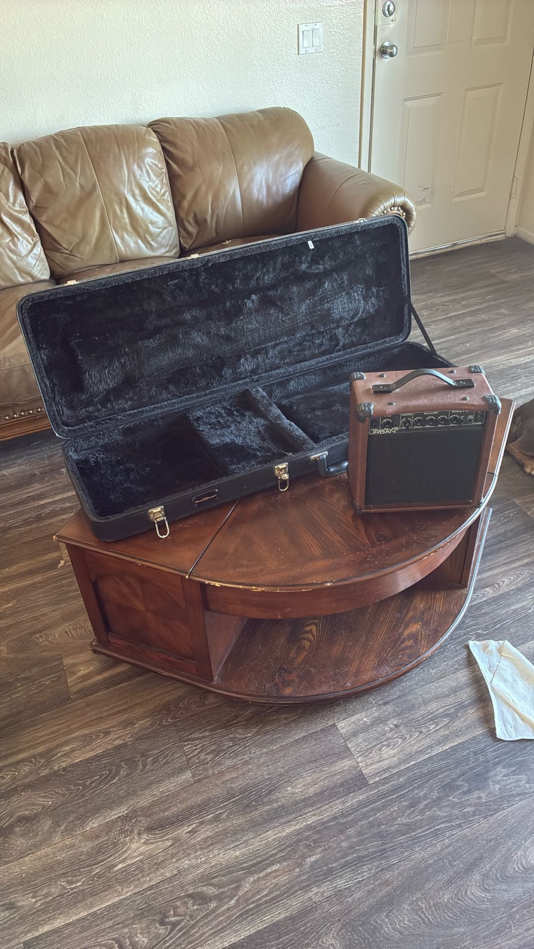 Guitar Case And Mini Amp