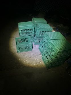 Rectangular and square milk crates