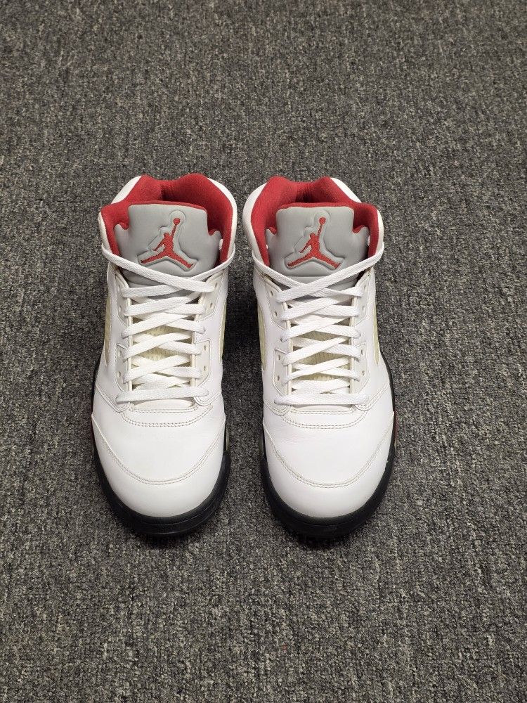 Nike Air Jordan 5 Retro Fire Red 2013 136027-100 Size 10.5