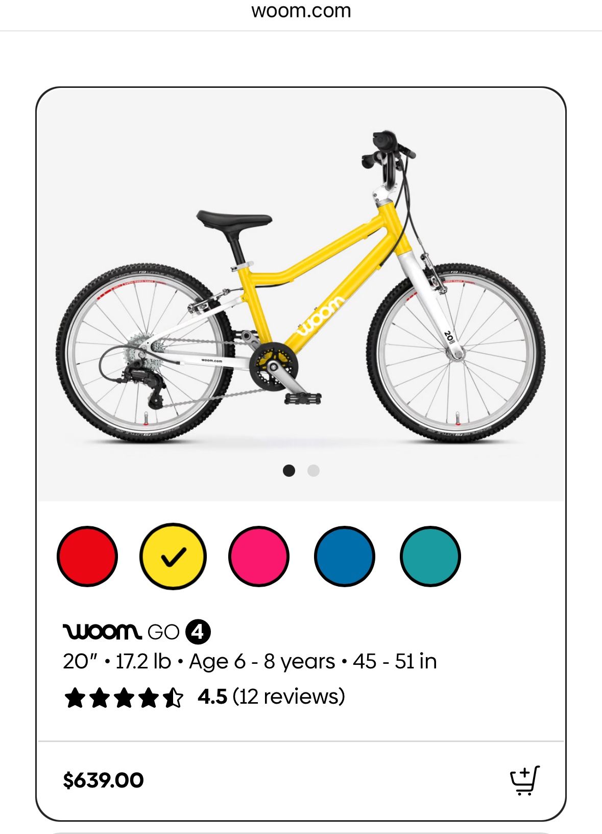 Woom Bike 4