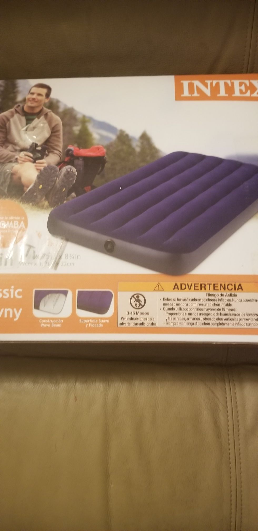 Camping twin mattress