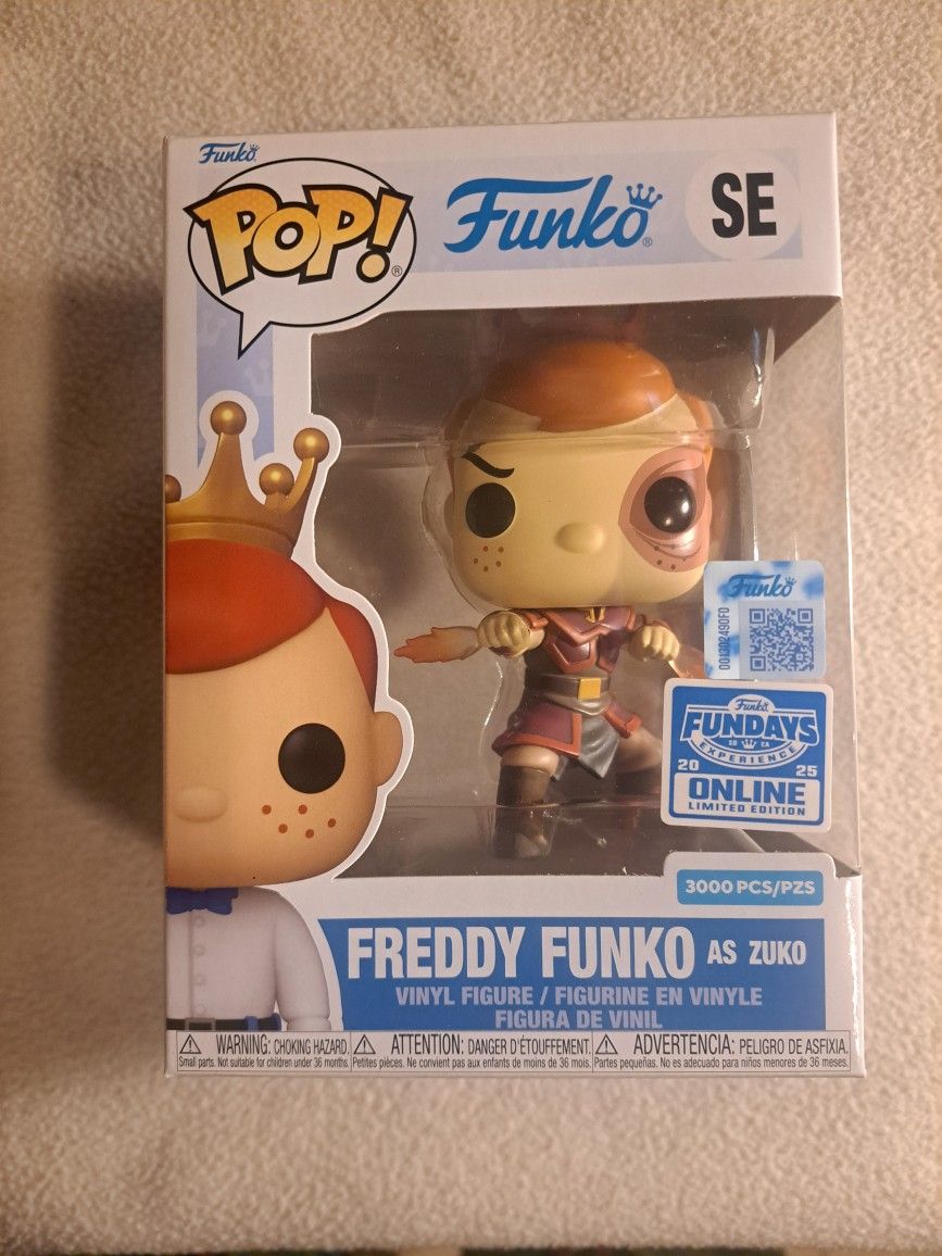 Funko Pop! Freddy Funko (as Zuko) LE = 3,000 piece (with soft protector)
