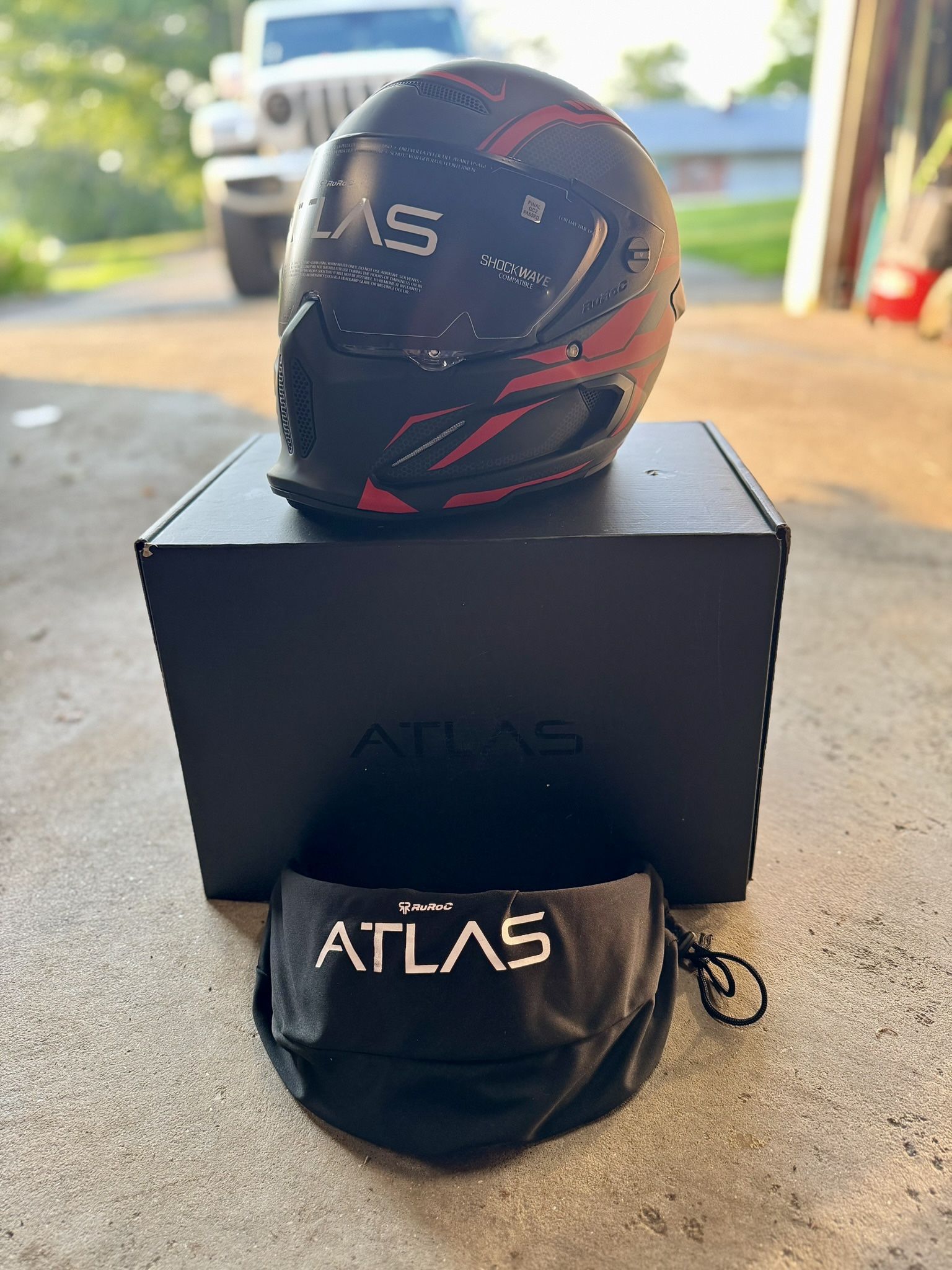 RuRoc Atlas 2.0 Hellfire Helmet