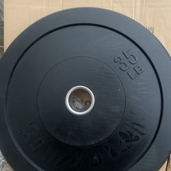 35 Pounds Bumper Plates 