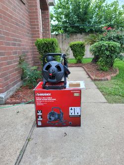 Limpiador de drenaje HUSKY 50FT  5/16 in NUEVA EN CAJA 📦 NUNCA USADA TRABAJANDO MUY BIEN Precio Firme $220