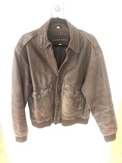 Vintage Aviator Leather Jacket - Mens