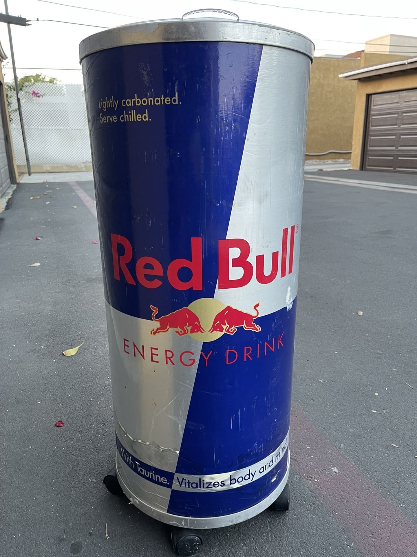 Red Bull Cooler With Wheels