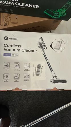 Klarpul KL-003 Cordless Vacuum Cleaner (Dual Batteries / Self-Standing) - New in Box