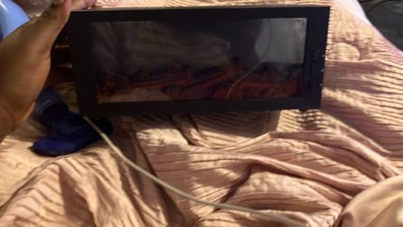 Electric Fireplace Insert with Log Display
