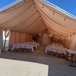 Nude Canopy Draping 