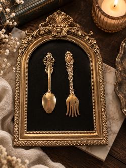 Ornate gold frame decor