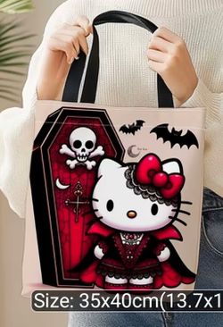 Hello Kitty Halloween Vampire Tote Bag