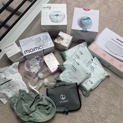 Pumps and baby or breastfeeding items!