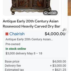 Classic Chinese Wine Bar. For $600