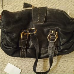 Dolce & Habana Brown Leather Satchel Bag