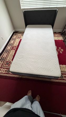 Bed frame and mattress