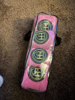 Equine Tack HorzeHoods Pink Fleece Polo Wraps Full Size