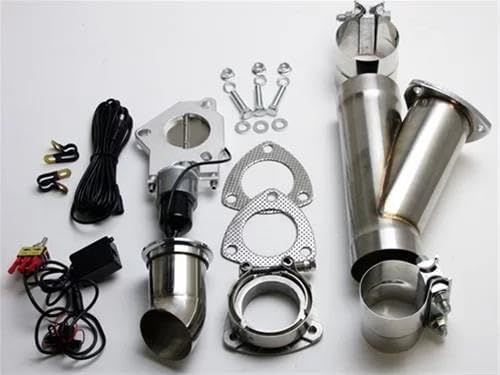 Granatelli Motorsports 302525 2.5" (63.5 mm) Electronic Exhaust Cutout System - Stainless Steel - Slip Fit w/Band Clamp