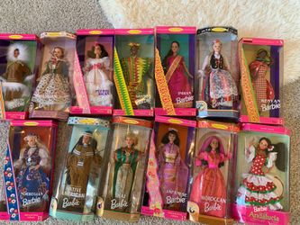Vintage Barbie Dolls Of The World Collection