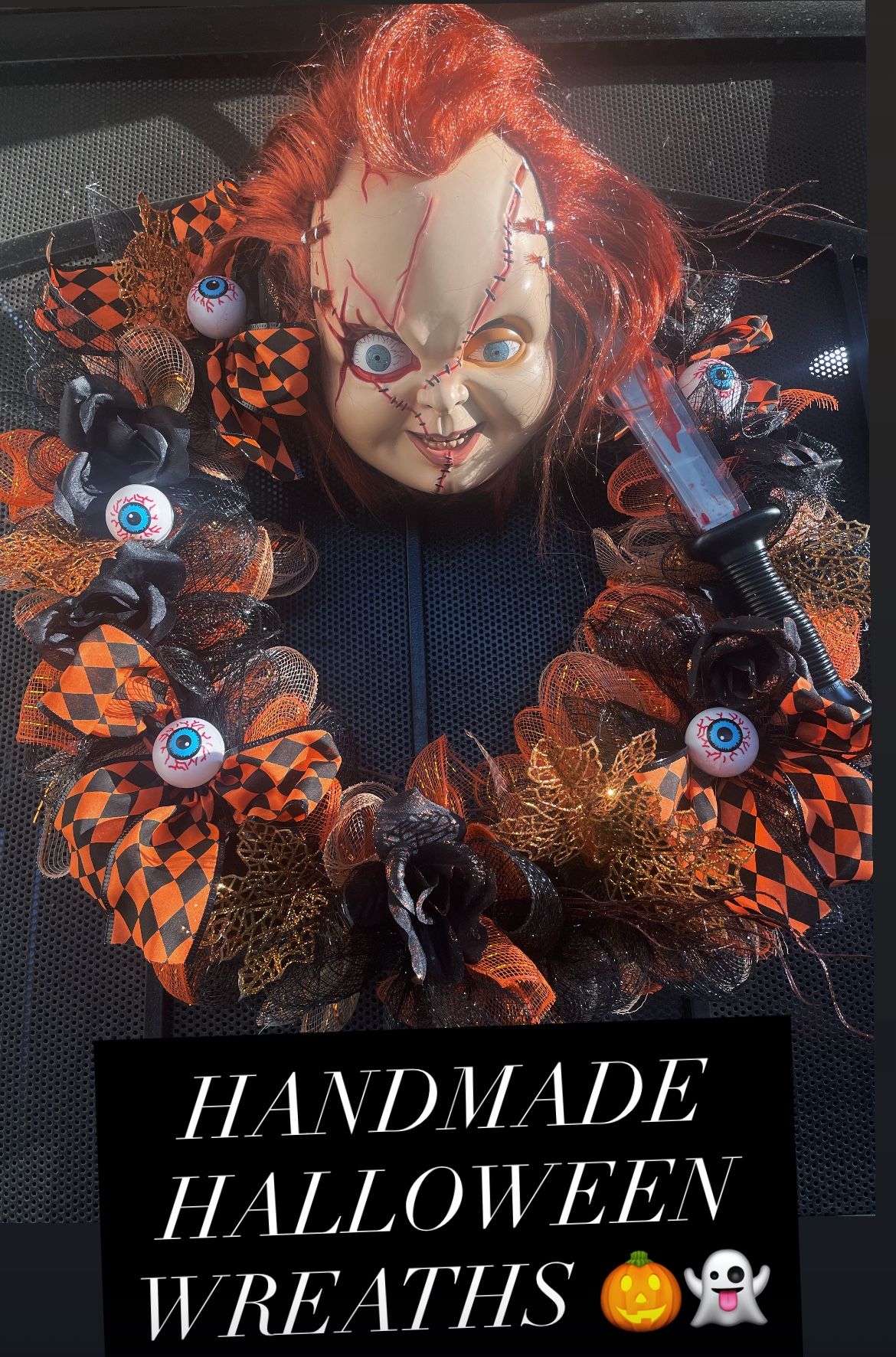 HANDMADE HALLOWEEN DOOR WREATHSππππ