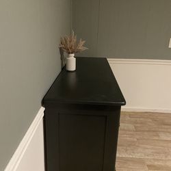 Black dresser