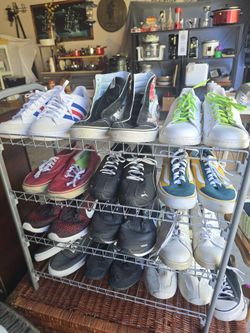 Athletic Shoes Men's Sizes 7-10 Vans Converse Adidas Hilfiger Nike 