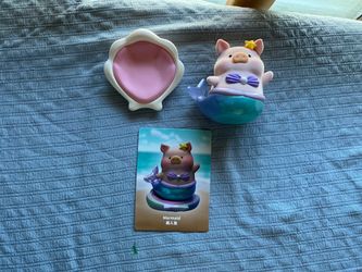 Mermaid Pig Blind Box Figure with Card